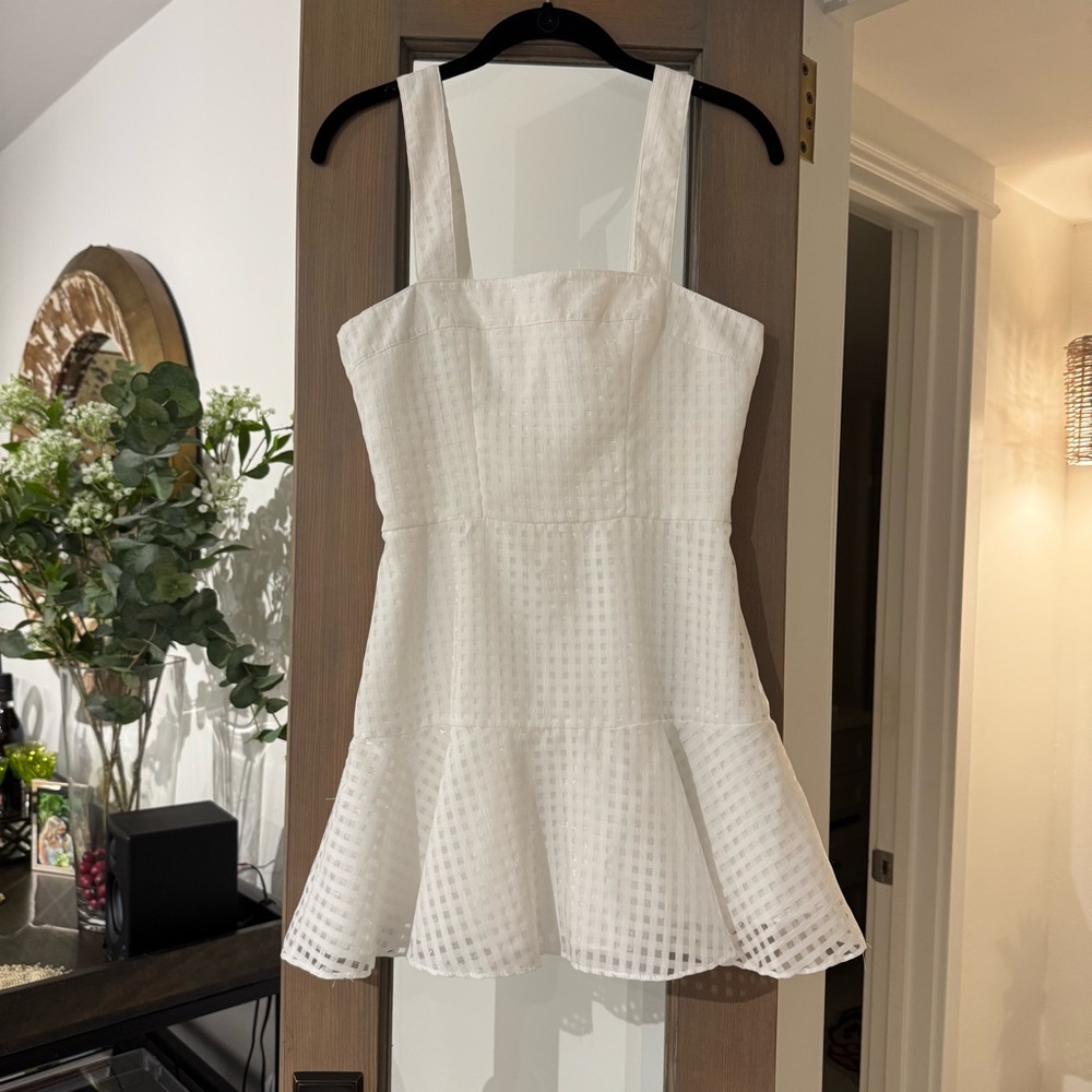 Amanda Uprichard Textured White Dress